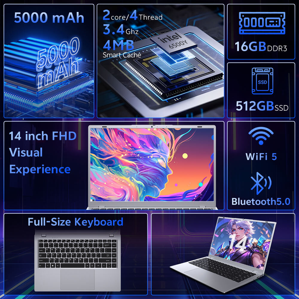 Bulk Buy China Wholesale High-value 14.1-inch Ips Laptop With Intel ...