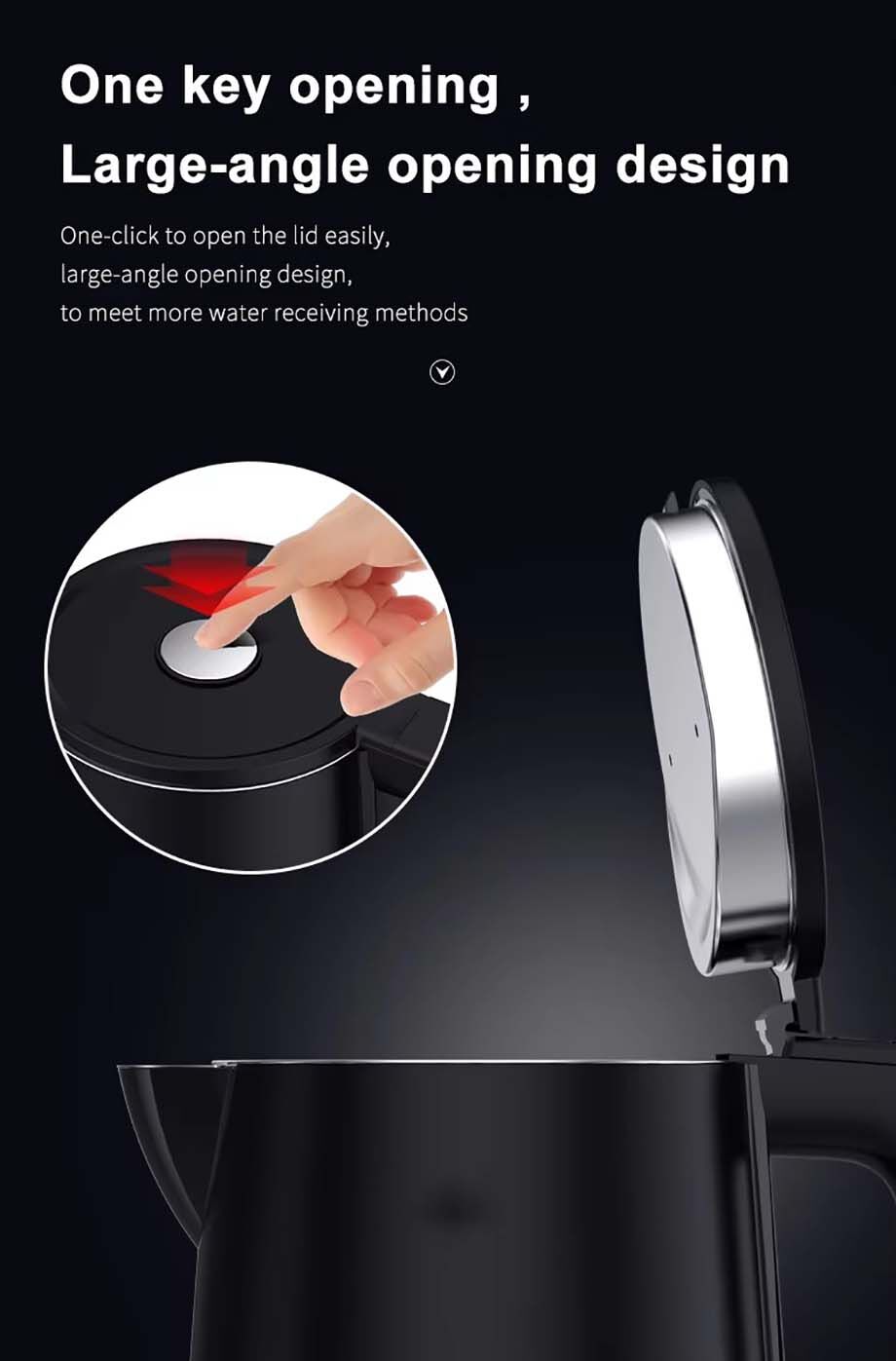 Smart Coffee Kettle Alexa 1.7l Digital Touch Screen Water Boiler ...