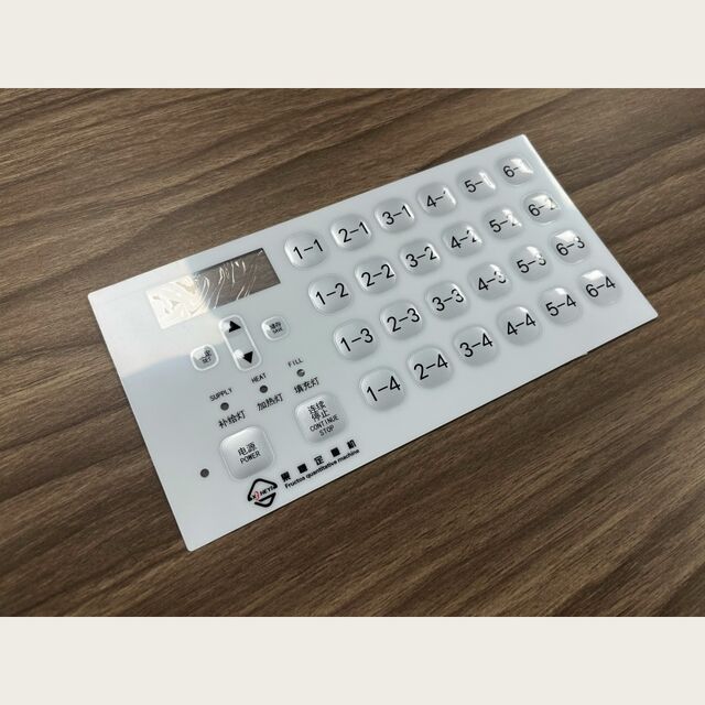 Paneles decorativos acrílicos personalizados con botones táctiles para electrodomésticos y paneles gráficos para productos de baño