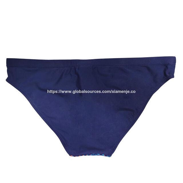 Calzoncillos de natación para hombre con impresión digital sexy de talle bajo, shorts de playa transpirables personalizados para hombre