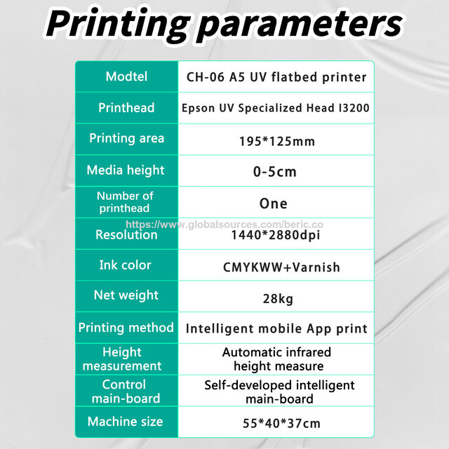 I3200 A5 UV-Drucker mit Lackierung im Großhandel