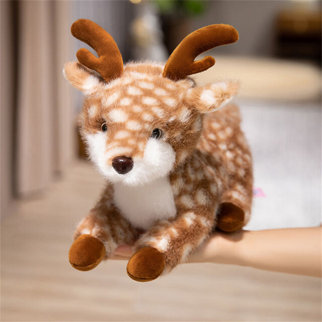 Relleno de Ciervo Animal Navidad Animales de Peluche Reno Mini Animal de Peluche Personalizado
