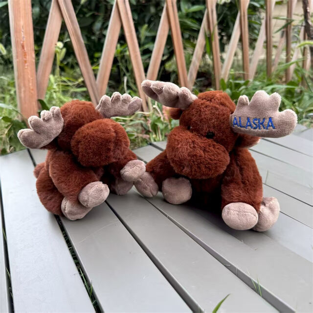 Relleno de Ciervo Animal Navidad Animales de Peluche Reno Mini Animal de Peluche Personalizado