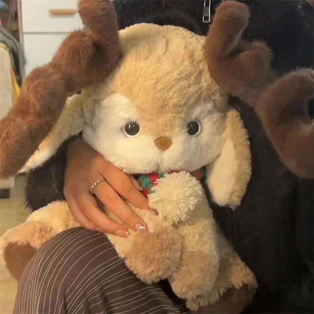 Relleno de Ciervo Animal Navidad Animales de Peluche Reno Mini Animal de Peluche Personalizado