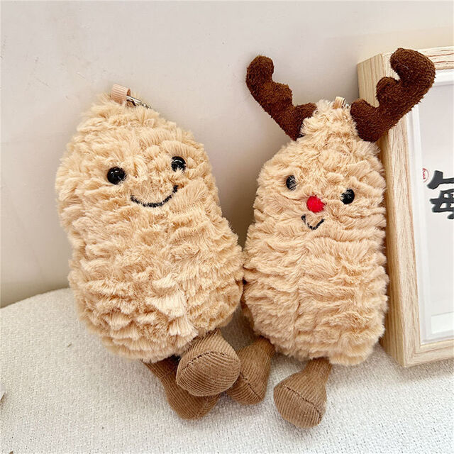 Relleno de Ciervo Animal Navidad Animales de Peluche Reno Mini Animal de Peluche Personalizado