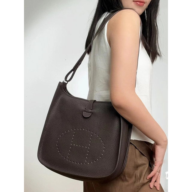 Sac fourre-tout en cuir véritable avec large bandoulière, sac à bandoulière ajouré pour femmes, sac à bandoulière décontracté