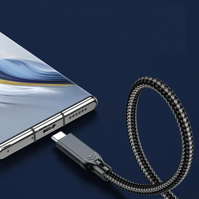 Cable USB 3.2 / 3.1 Gen2 de 10 Gbps USB-A a Tipo C, Cable de Transferencia de Datos USB-C, Carga Rápida QC 3.0 de 60W para HUB USB, Caja SSD, Cable