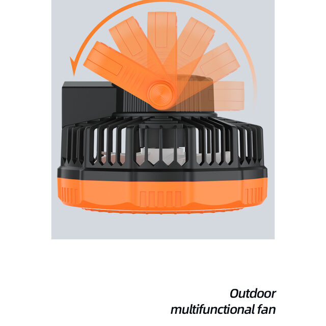 Ventilador de Camping Recargable de 20000mAh con Luz LED, Ventilador Portátil para Tienda de Campaña con Linterna y Gancho para Colgar, Ideal para Camping