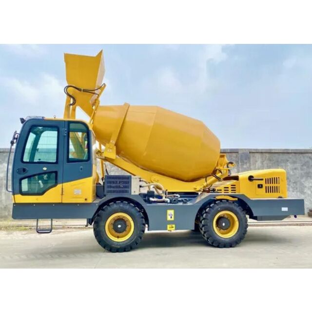 SLM4000S 4 Kubikmeter Selbstladender Betonmischer LKW mit Hydraulik-Trichter für Betonmischung im Straßenbau