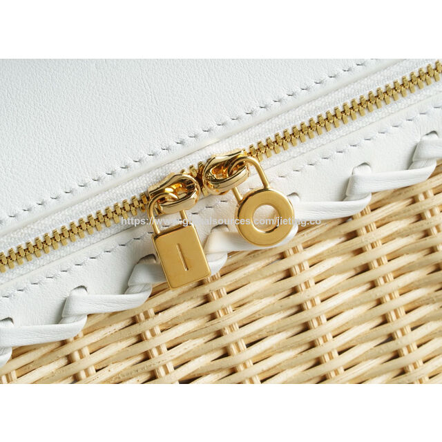 Wholesale crocheted shoulder bag genuine leather bag genuine leather handbag PU leather handbag leather shoulder bag (JT2843)