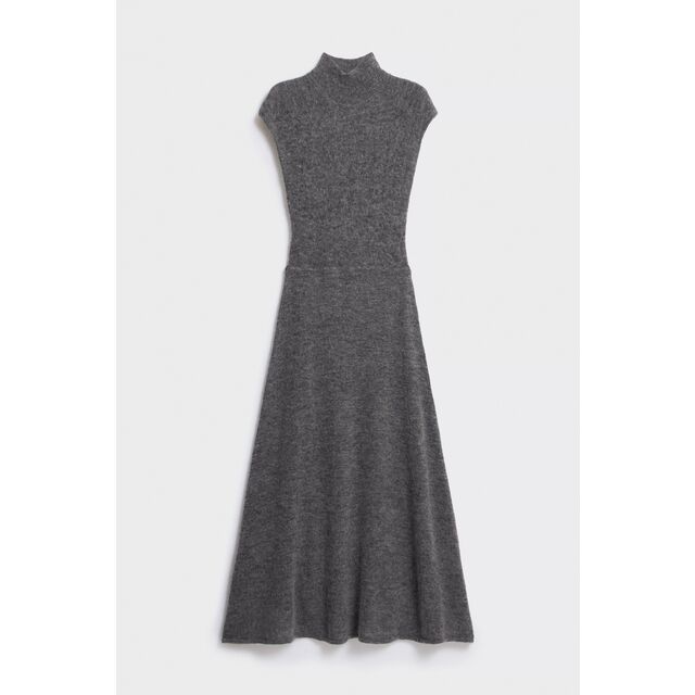 Robe Longue en Tricot de Laine Cachemire d'Hiver Personnalisée de Haute Qualité pour Femme - Robe Maxi Ajustée en Tricot
