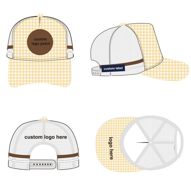 Casquette Trucker avec Design Personnalisé, Casquette de Baseball Décontractée Snapback avec Logo Brodé