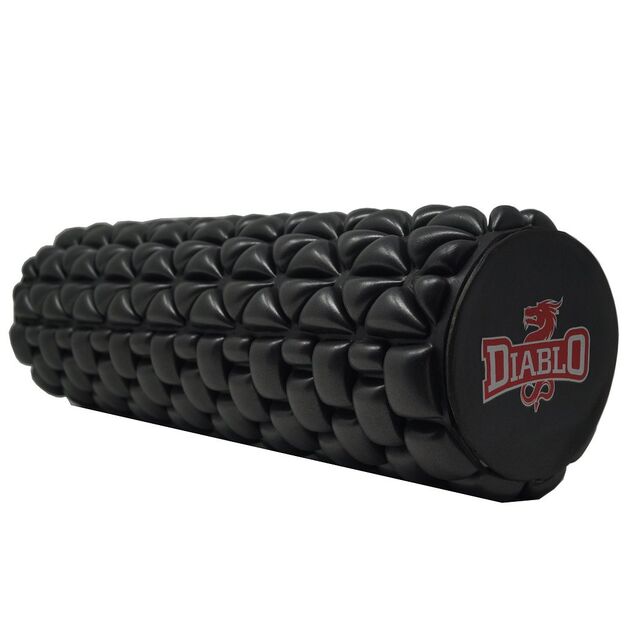 Rodillo de Masaje Diablo de 33 cm (13 pulgadas) - Negro, Ideal para Masaje Muscular Profundo