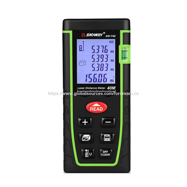 Telémetro Láser SNDWAY 120m 100m 40m SW-T40 SW-T60 SW-T80 SW-T100 - Medidor de Distancia Láser Profesional