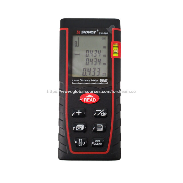 Telémetro Láser SNDWAY 120m 100m 40m SW-T40 SW-T60 SW-T80 SW-T100 - Medidor de Distancia Láser Profesional