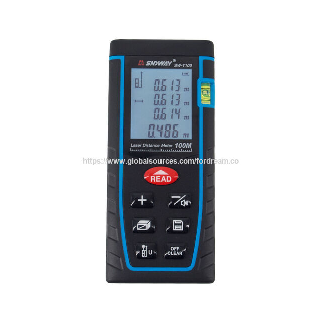 Telémetro Láser SNDWAY 120m 100m 40m SW-T40 SW-T60 SW-T80 SW-T100 - Medidor de Distancia Láser Profesional