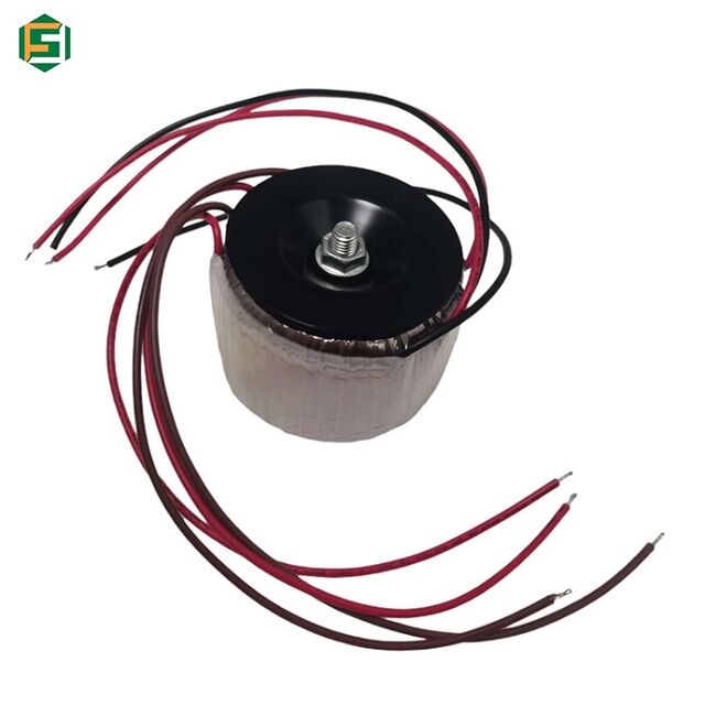 Transformateur Torique Flyback à Noyau Torique Personnalisé d'Usine OEM avec Double Primaire et Double Secondaire pour Équipements de Distribution d'Énergie