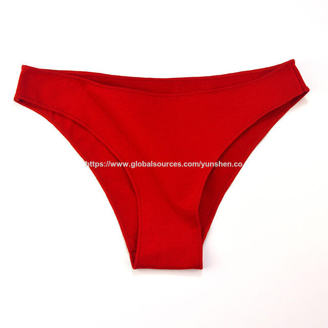 Damen Baumwollunterwäsche Low Waist G-String Baumwollunterwäsche Low Waist Baumwolle Atmungsaktiv Bequem Low Waist Bikini Plus Size Da