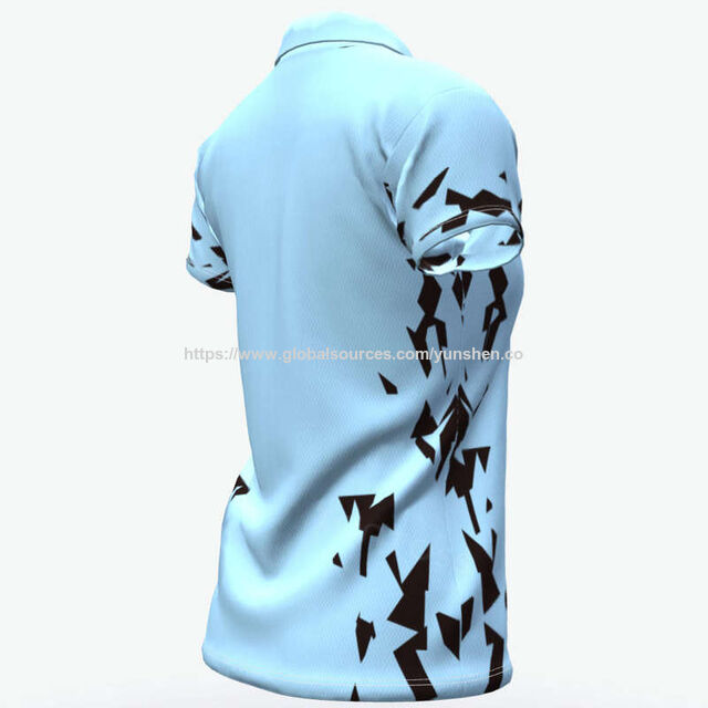 T-shirt Polo de Golf pour Femme en Polyester de Haute Qualité avec Broderie et Impression, Respirant, Manches Courtes, Sublimation Imprimée pour Femme