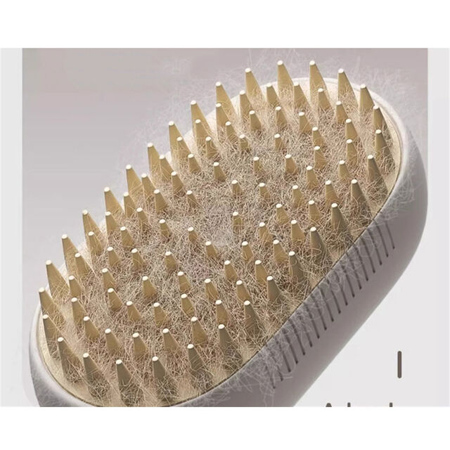 Brosse Vapeur Rechargeable pour Chat avec Sérum Sans Rinçage, Auto-Nettoyante, Peigne pour Animaux de Compagnie pour le Nettoyage des Chats et des Chiens