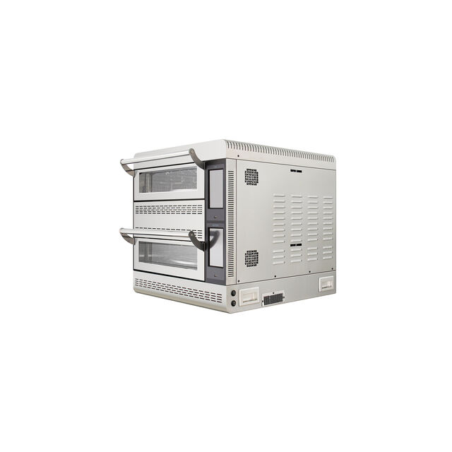 Cheerchef Four à Pizza Commercial à Double Étage Haute Vitesse Sans Ventilation avec Impingement Supérieur et Inférieur Contrôlé Séparément, 10x plus rapide