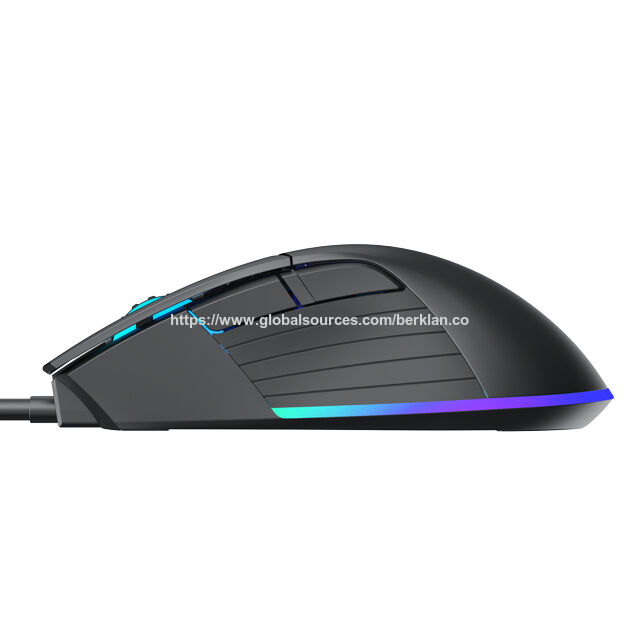 ماوس ألعاب USB سلكي بالجملة مع إضاءة خلفية، مفتاح DPI سريع، تصميم مريح وتأثيرات RGB للمكتب المنزلي واللاعبين