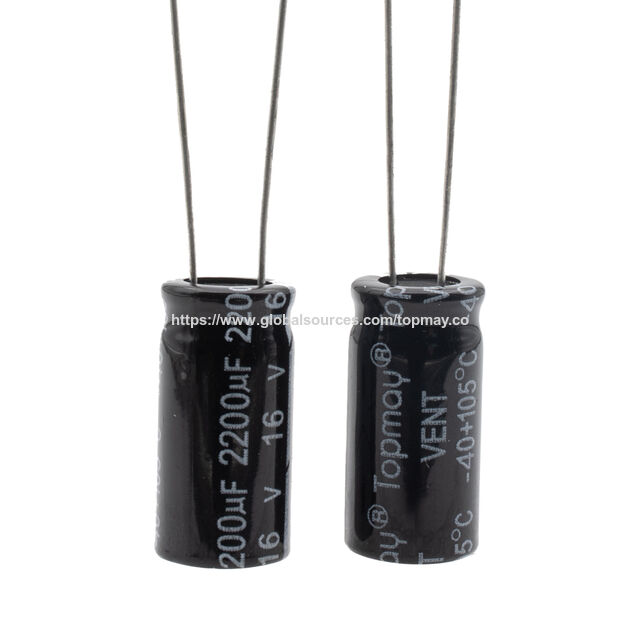 Langlebige radiale Aluminium-Elektrolytkondensatoren 105°C, niedriger ESR, hoher Ripple-Strom, geeignet für Schaltnetzteile