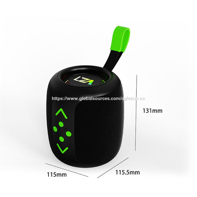 Mini Haut-Parleur Portable BT avec Son Surround Sans Fil, Carte TF, Haut-Parleur Sans Fil avec Corde Personnalisable