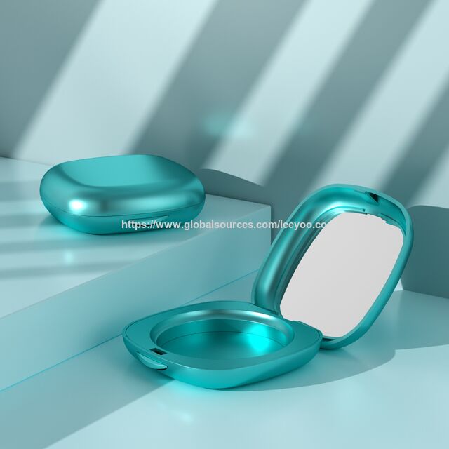 PA-2194 Estuche Compacto de Polvo Facial Circular Cuadrado, 10g, para Corrector