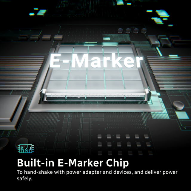 240W USB-C Fast Charging Cable by Le Touch, High-Speed Power Cord for Laptops, Phones and Power-Hungry Devices