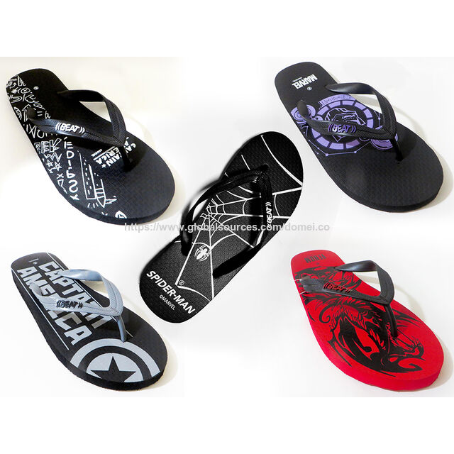 Chinelos de Dedo / Sandálias Masculinas de PE com Serigrafia
