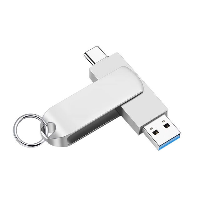 Clé USB 2 en 1 pour téléphones Android, Clé USB Pendrive de 16 Go à 512 Go