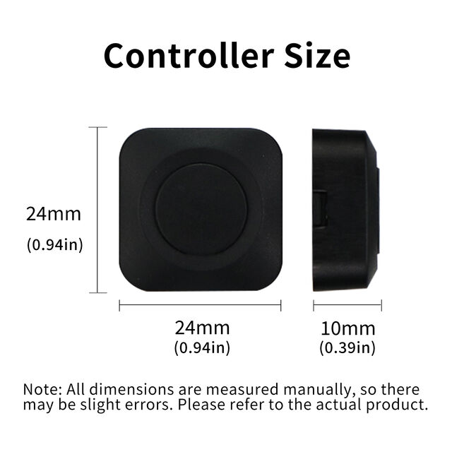 Interruptor de Control Remoto Inalámbrico de 1 Canal 433MHz RF Código de Aprendizaje Modos Momentáneo/Toggle Sistema para Puertas Garaje Hogar Largo Alcance