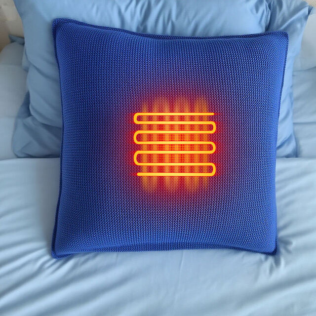 Cojín Térmico USB de Terciopelo Suave Savior Green con 3 Niveles de Temperatura - Almohada Eléctrica Personalizable con Batería