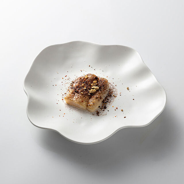 Platos de cerámica rectangulares al por mayor de estilo europeo moderno, platos de cerámica personalizados para postres, ensaladas y cenas para restaurantes