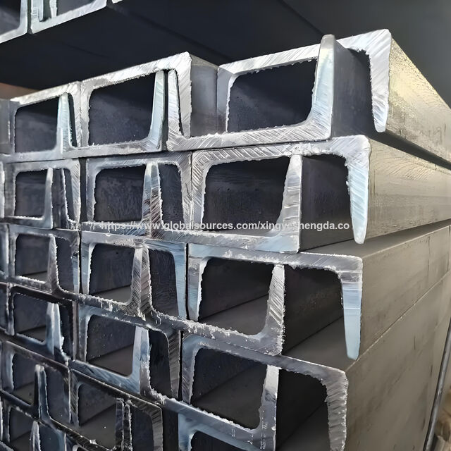 قطاع فولاذي إنشائي مجلفن ASTM A36 مشكل على البارد، قطاع فولاذي على شكل حرف C، فولاذ قناة C رخيص