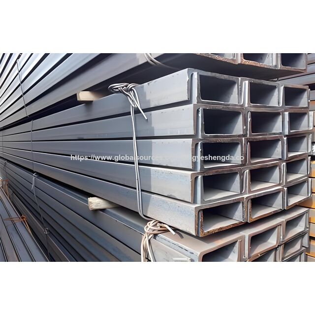 قطاع فولاذي إنشائي مجلفن ASTM A36 مشكل على البارد، قطاع فولاذي على شكل حرف C، فولاذ قناة C رخيص