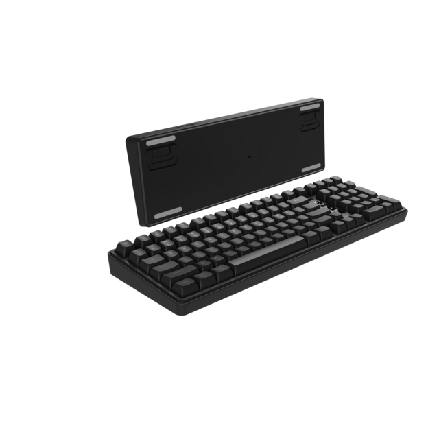 Clavier sans fil 2.4G / Clavier Bluetooth / Clavier à membrane filaire (90%~98%) RGB rétroéclairé avec écran et fonction mute pour bureau