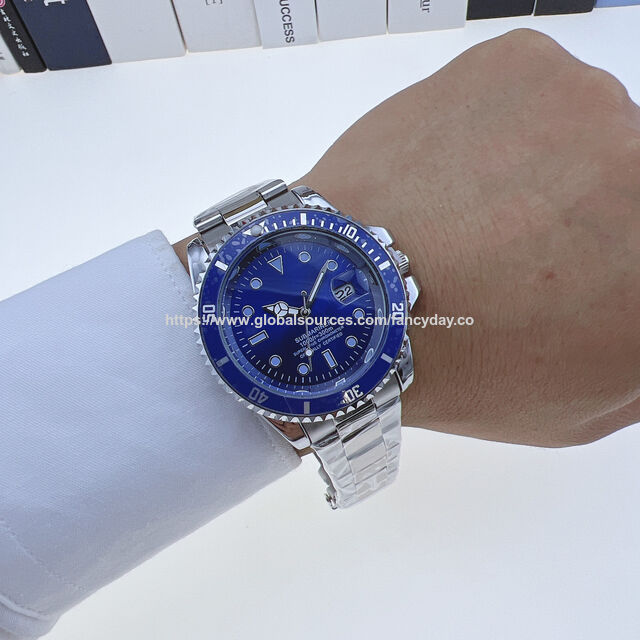 Modische Herrenuhr aus Edelstahl mit individuellem Logo, Luxus-Armbanduhr für Herren, Relogio Masculinos De Luxo Uhren im Großhandel