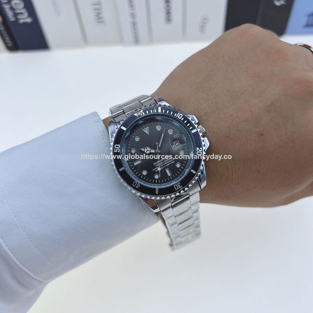 Modische Herrenuhr aus Edelstahl mit individuellem Logo, Luxus-Armbanduhr für Herren, Relogio Masculinos De Luxo Uhren im Großhandel