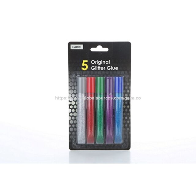 GAEA Pegamento con Brillo Lavable 10g*12 unidades en blíster.