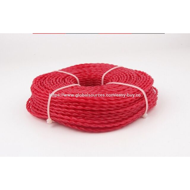 Fio para roçadeira de nylon em formato de estrela para grama, ferramentas de jardim, acessórios para corte de grama, fio de corte 1.6mm-4mm