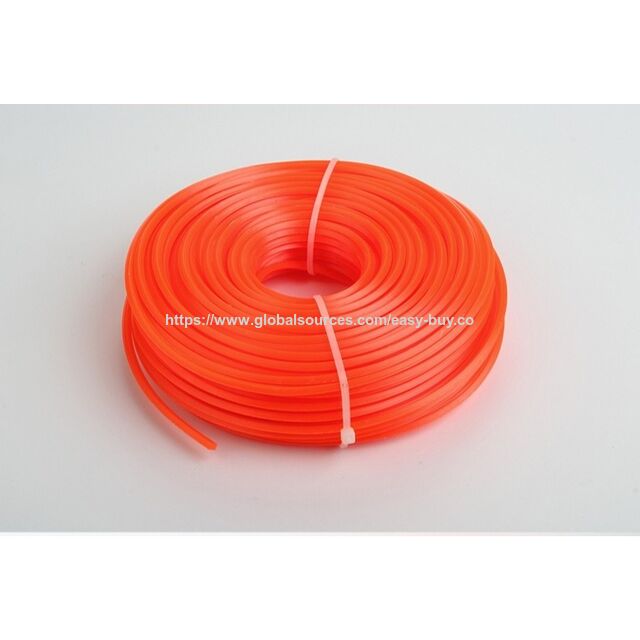Fio para roçadeira de nylon em formato de estrela para grama, ferramentas de jardim, acessórios para corte de grama, fio de corte 1.6mm-4mm