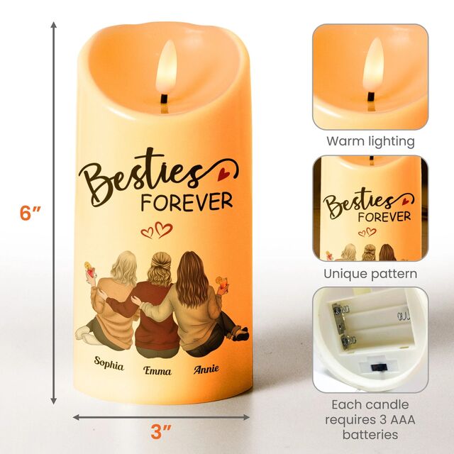 Velas LED con Logo Personalizado, Velas de Cera sin Llama Seguras a Pilas con Parpadeo Realista para Decoración de Bodas, Hogar y Restaurantes