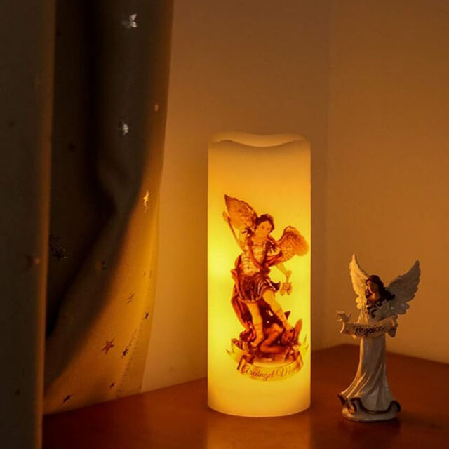 Velas LED con Logo Personalizado, Velas de Cera sin Llama Seguras a Pilas con Parpadeo Realista para Decoración de Bodas, Hogar y Restaurantes