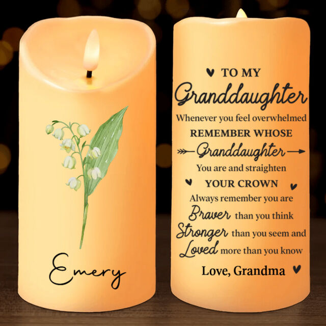 Velas LED con Logo Personalizado, Velas de Cera sin Llama Seguras a Pilas con Parpadeo Realista para Decoración de Bodas, Hogar y Restaurantes