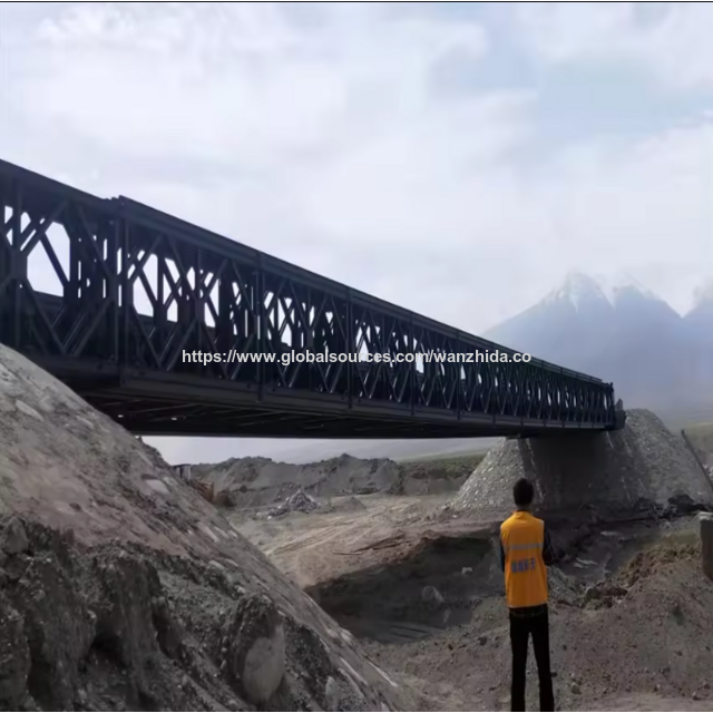 Puente Temporal Compacto Bailey de Estructura de Acero - Proveedor Chino