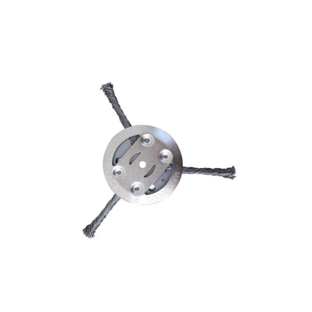 Cortabordes Desbrozadora Cortacésped Alambre de Acero Cabezal para Cortar Césped Eléctrico