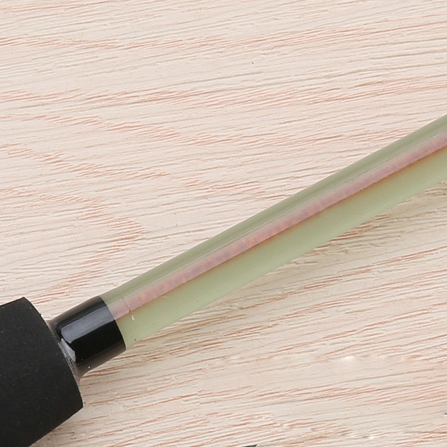 Caña de spinning para agua salada de fibra de vidrio con empuñadura de espuma Eva sólida de dos piezas al por mayor - Tienda mayorista precio de fábrica transparente