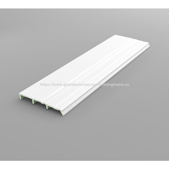 Nuevo rodapié de grano de madera PVC/SPC de 10 cm, zócalo, línea de accesorios de suelo, líneas de decoración impermeables y duraderas